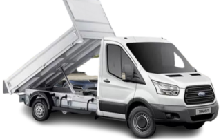 Van rental with tipper with tipper bed